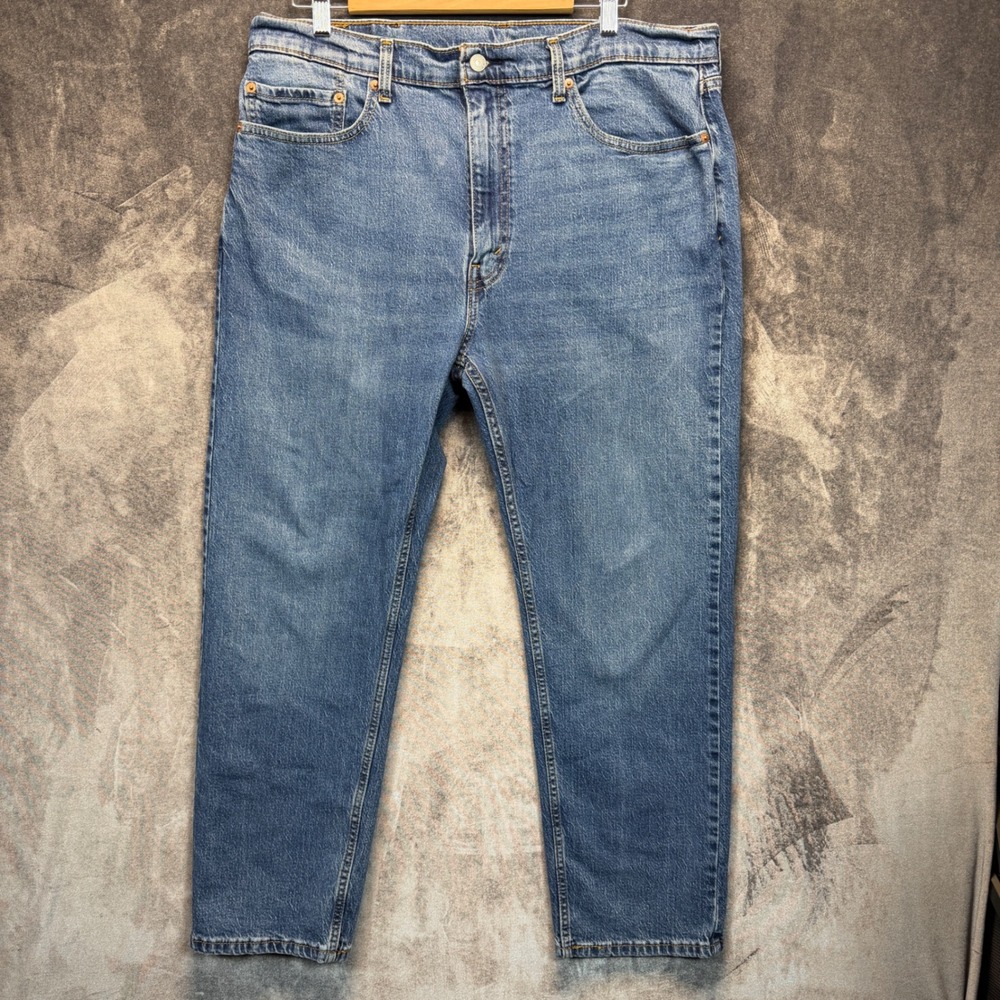 Levis 505 Regular Fit Jeans Mens Blue Regular 38x29 Denim Casual Classic